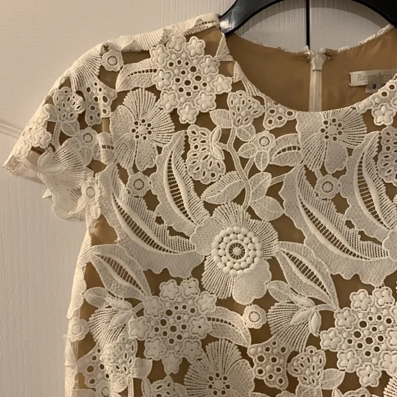 NWT Gorgeous Haute Couture Reem Acra lace dress - Picture 2 of 12